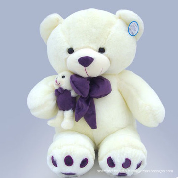 Jouet en peluche pour ours blanc doux pour ours en peluche